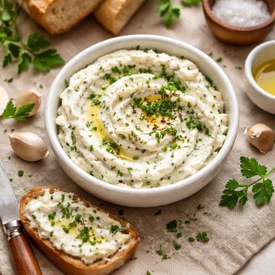 Garlic herb spread