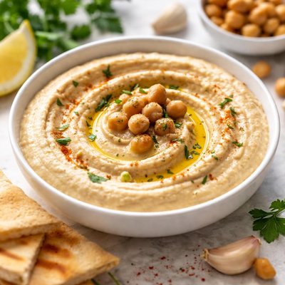 Garlic hummus