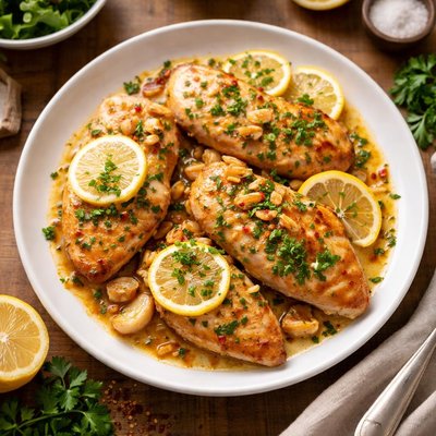 Garlic lemon chicken