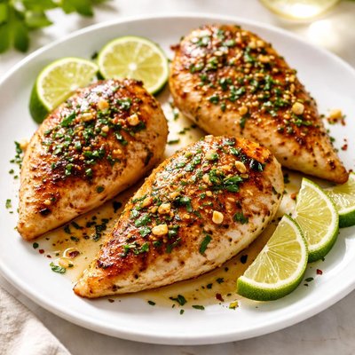 Garlic lime chicken breast