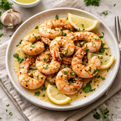 Garlic marinated prawn