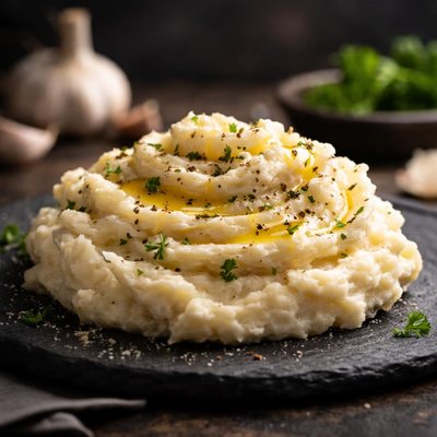 Garlic mashed