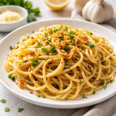 Garlic noodles