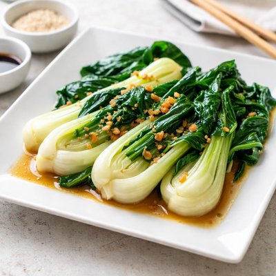 Garlic pak choy