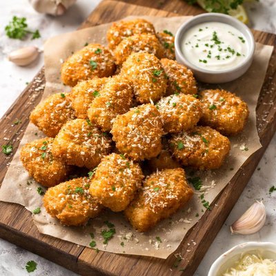 Garlic parmesan nuggets