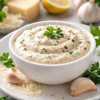 Garlic parmesan sauce