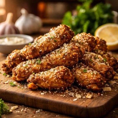 Garlic parmesan wing