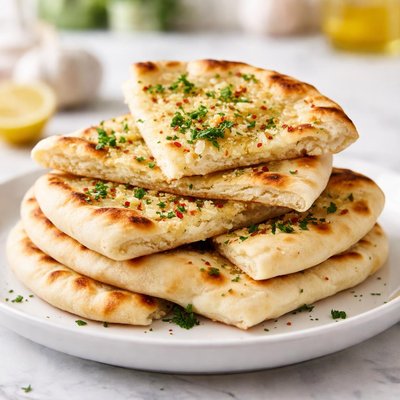 Garlic pita bread