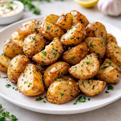Garlic potatoes