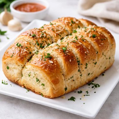 Garlic pull apart bread