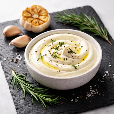 Garlic rosemary aioli