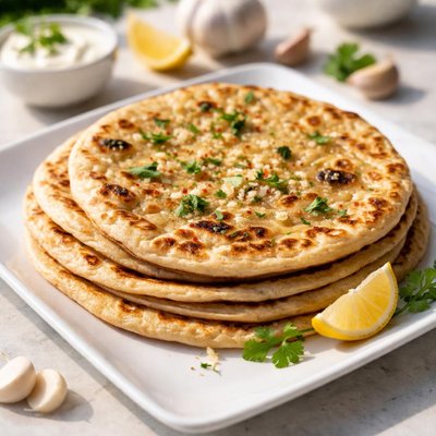 Garlic roti