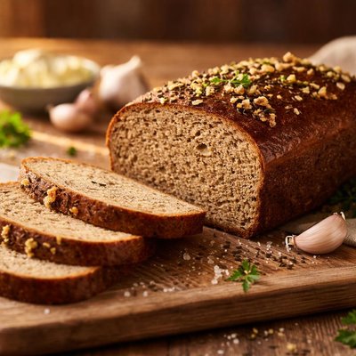Garlic rye bread