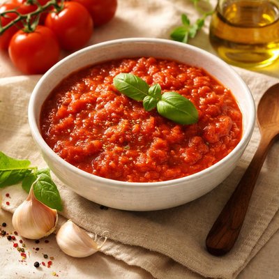 Garlic tomato sauce