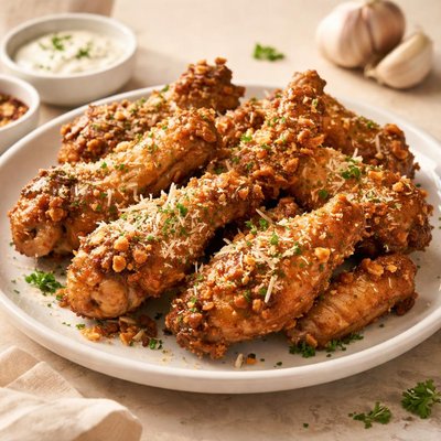 Garlic wings