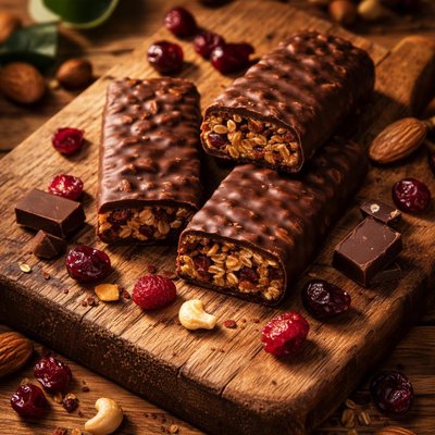 Garman protein dark chocolate cranberry