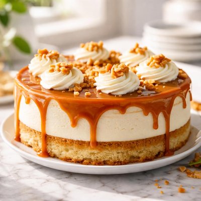 Gateau creme et caramel