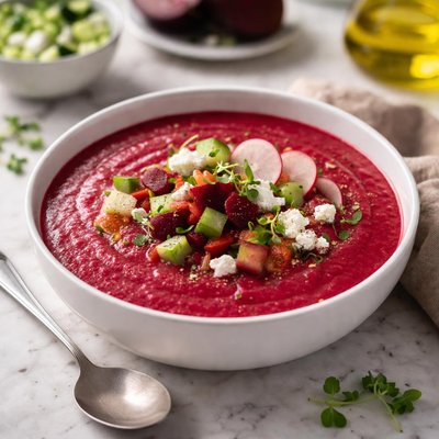 Gazpacho with beets