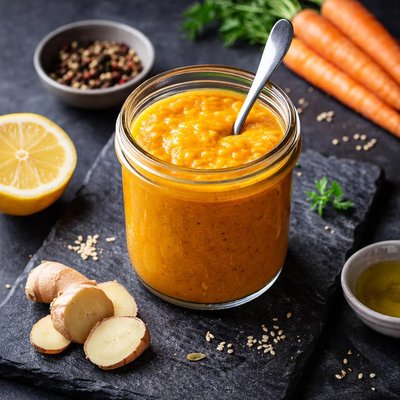 Gcc carrot ginger vinaigrette