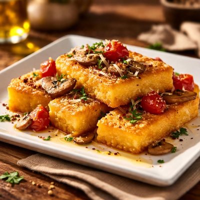 Gebratenes polenta