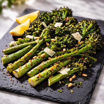 Gegrillter wilder brokkoli