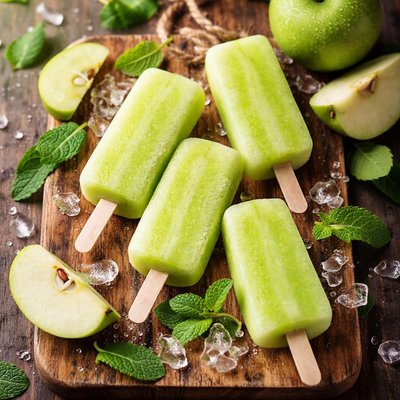 Gelatelli apple ice lollies
