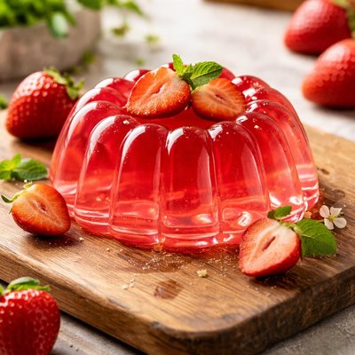 Gelatina de fresa light