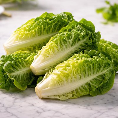 Gem lettuce leaves