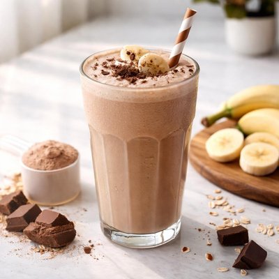 Generic banana chocolate protein shake