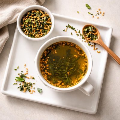 Genmaicha tea