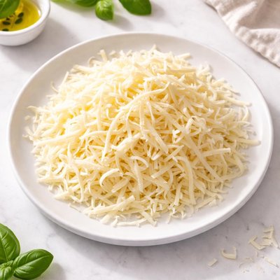 Geriebener mozzarella