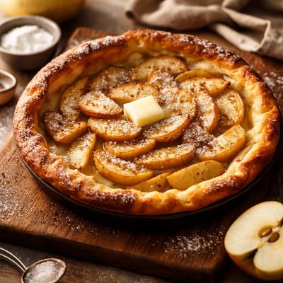 German apple pancake