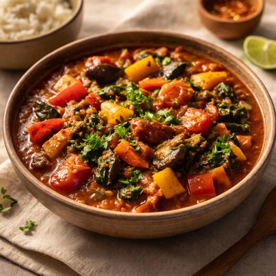 Ghanaian vegetable stew