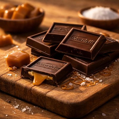 Ghirardelli dark chocolate caramel