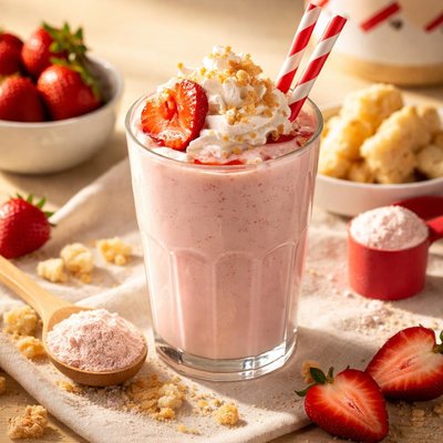 Ghost protein strawberry shortcake