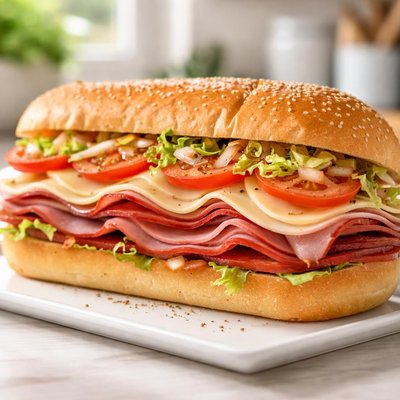 Giant jersey mikes italian sandwich