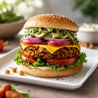 Giant veggie burger