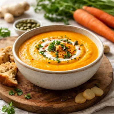 Ginger carrot soup