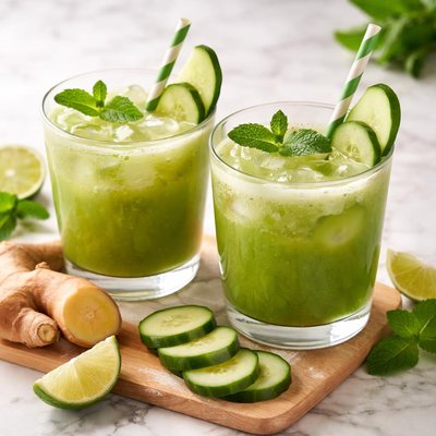 Ginger cucumber juice