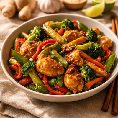 Ginger garlic stir fry kit