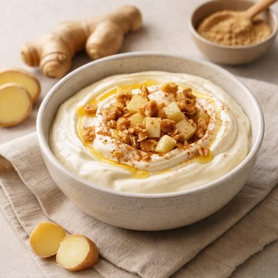 Ginger greek yogurt