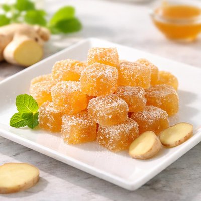 Ginger jelly candy