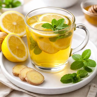 Ginger lemon tea