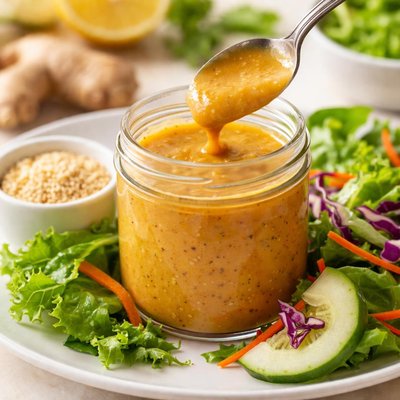Ginger salad dressing
