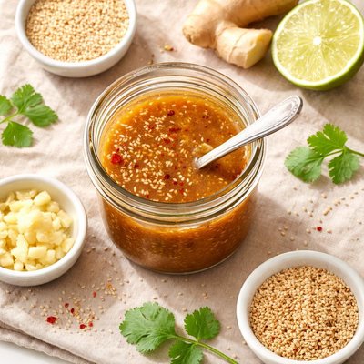 Ginger sesame vinaigrette