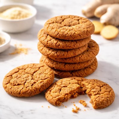 Ginger snap biscuits