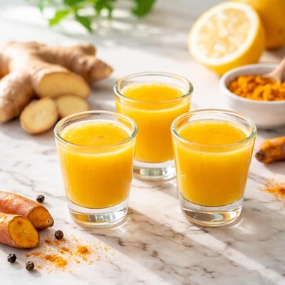 Ginger turmeric shot