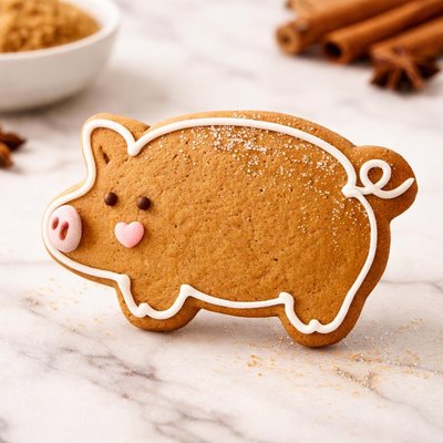 Gingerbread pig