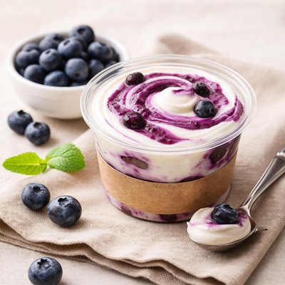 Gipsland yogurt blueberry twist
