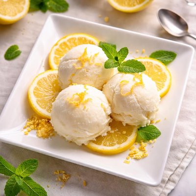 Glace au citron
